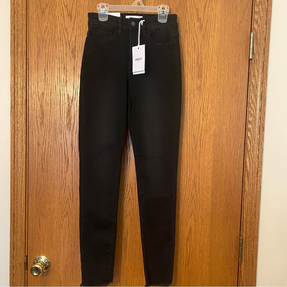 Vervet Women's High Rise Black Jeans